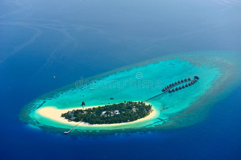 Maldives island stock photography