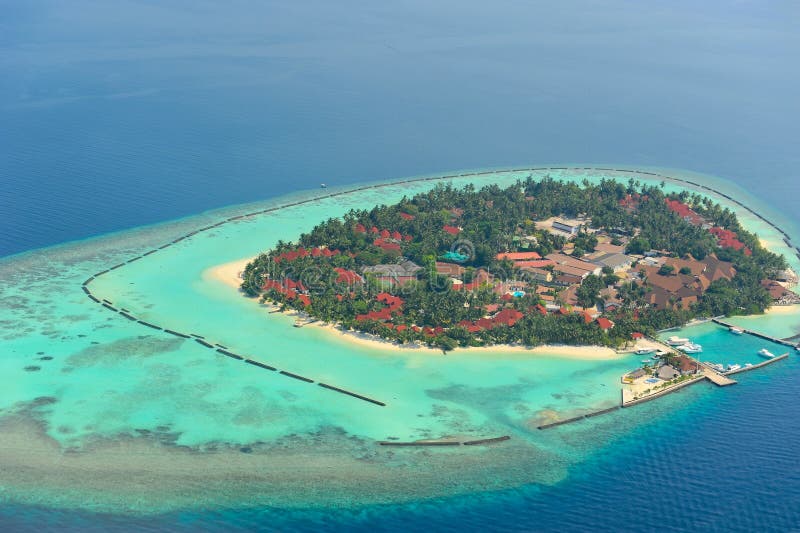 Maldives island royalty free stock photo
