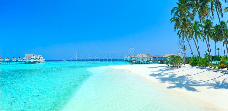 Maldives island Panorama