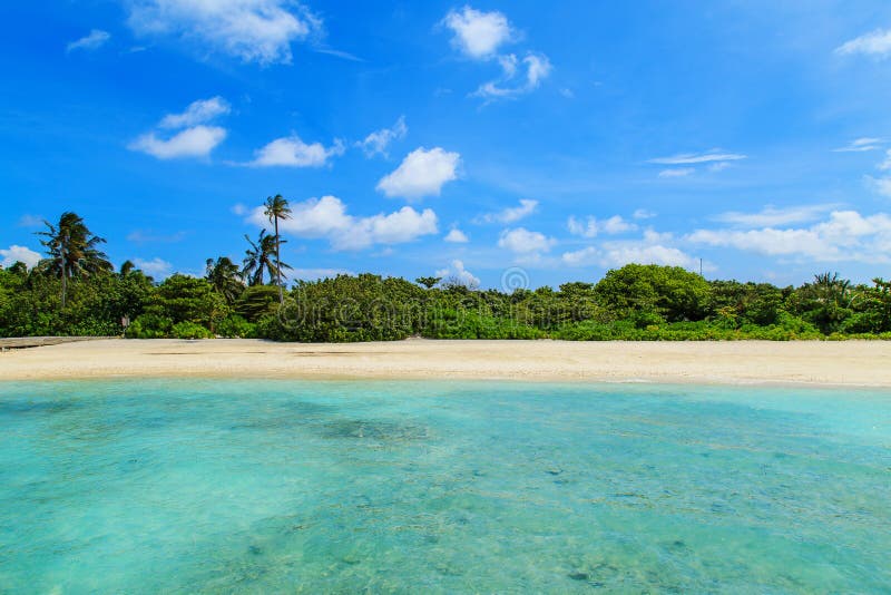 Maldives island scenery