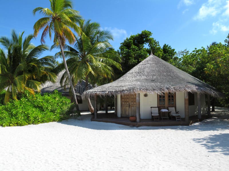 Maldivian beach bungalow