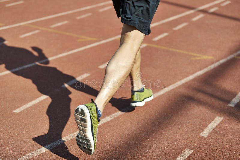 Male Athlete Running on Track Stock Image Image of field, asia 116437941