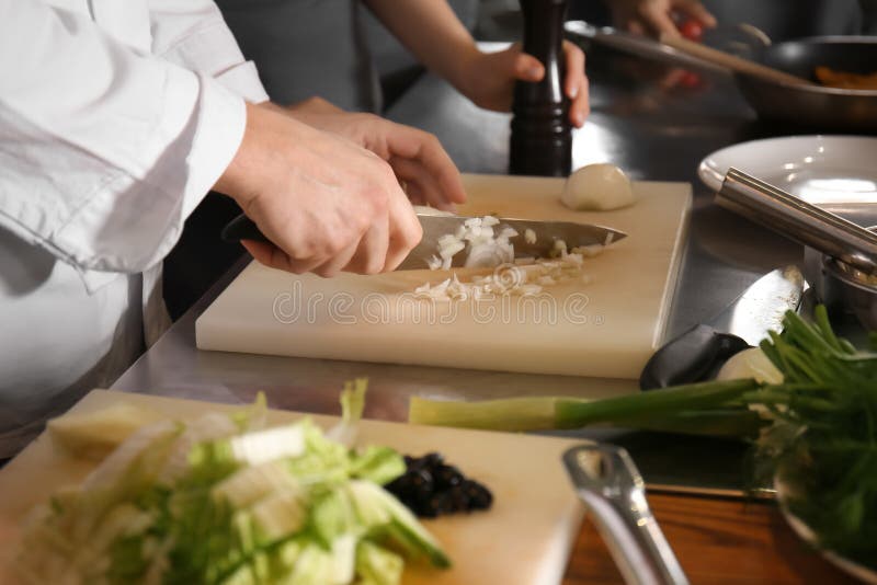 Male Chef with Vegetables on Grey Background Stock Image - Image of ...