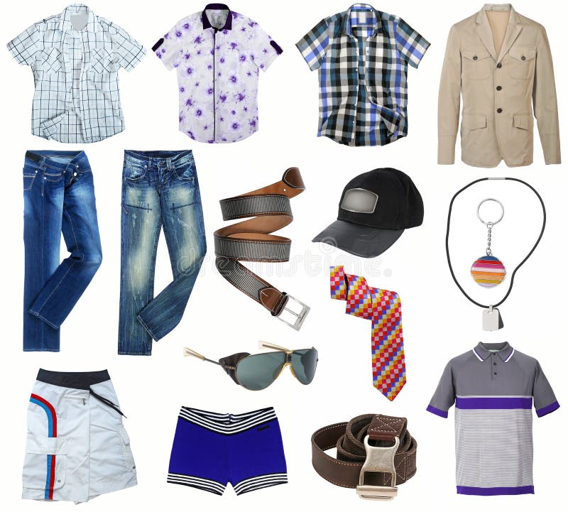 Male clothes collection