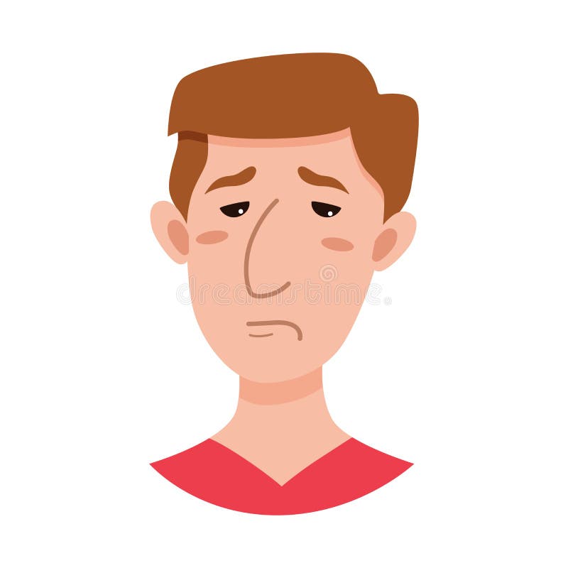 Male Emoji Cartoon Character. Stock Vector - Illustration of human ...
