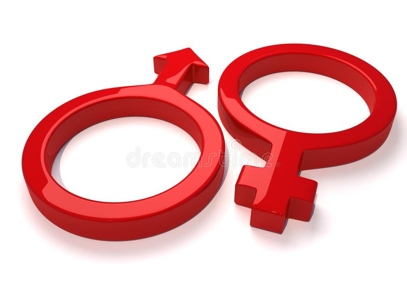 Male And Female Symbols Stock Vector Illustration Of Marital 3154445