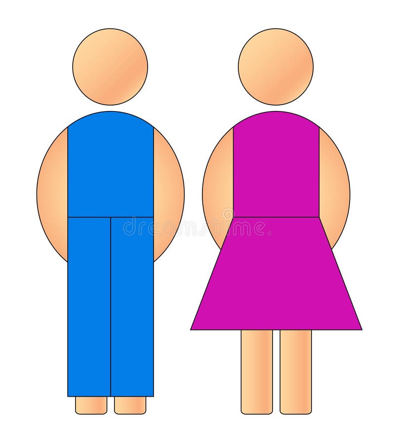 Male and female sign