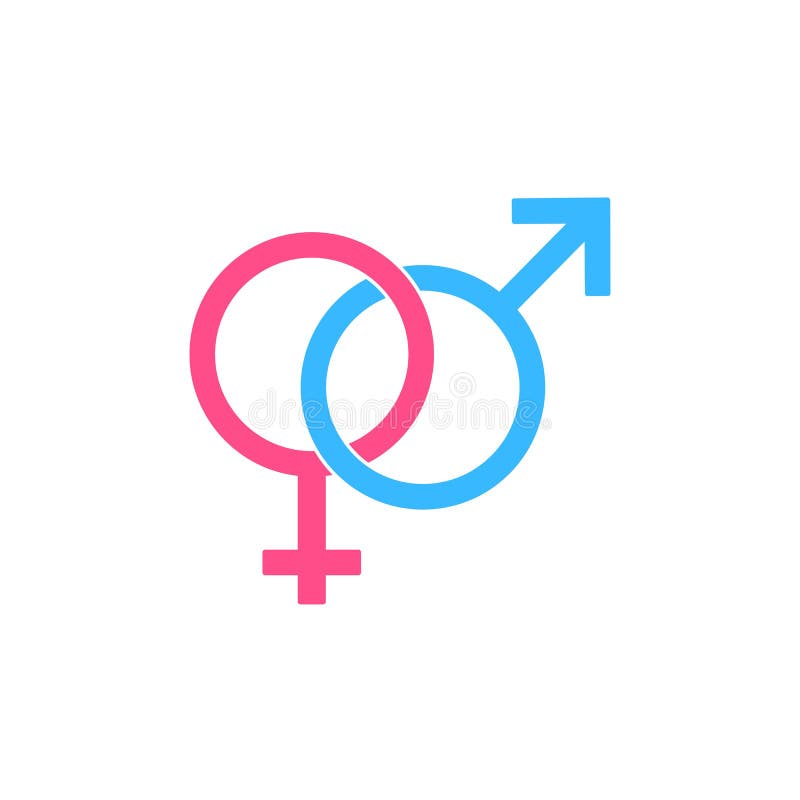 Male And Female Symbols Gender Sex Symbol Or Symbols Of Men And Women