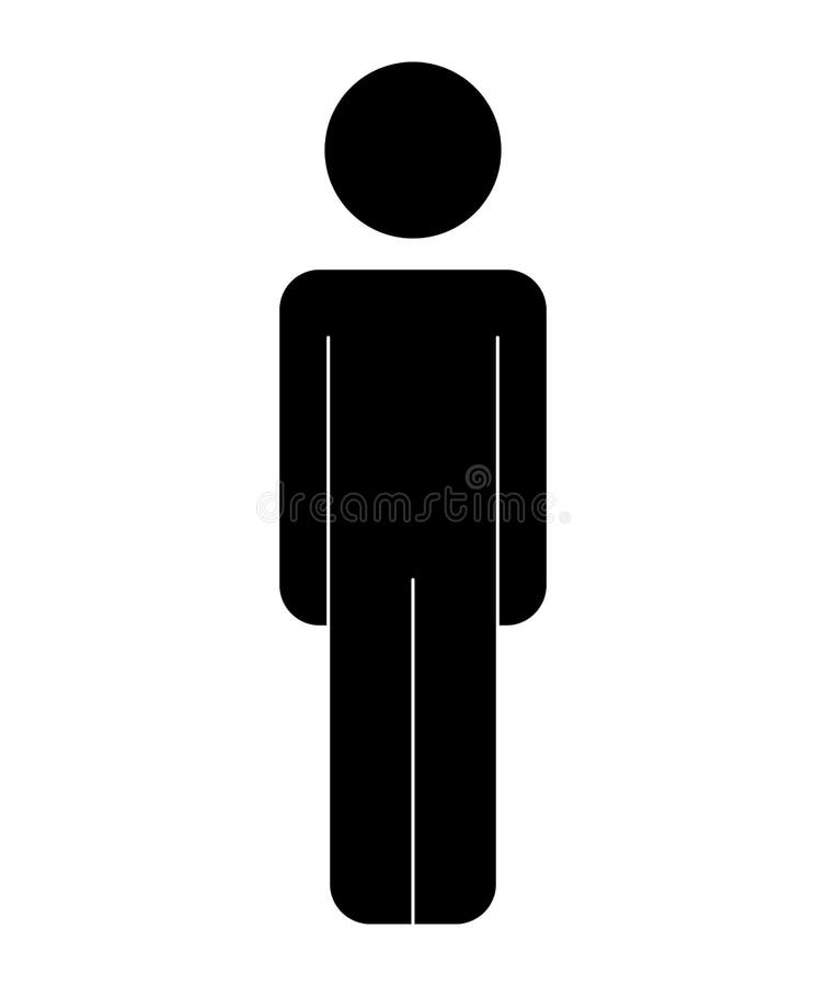 Male Figure Human Silhouette Stock Vector Illustration Of Male Rest 143873081