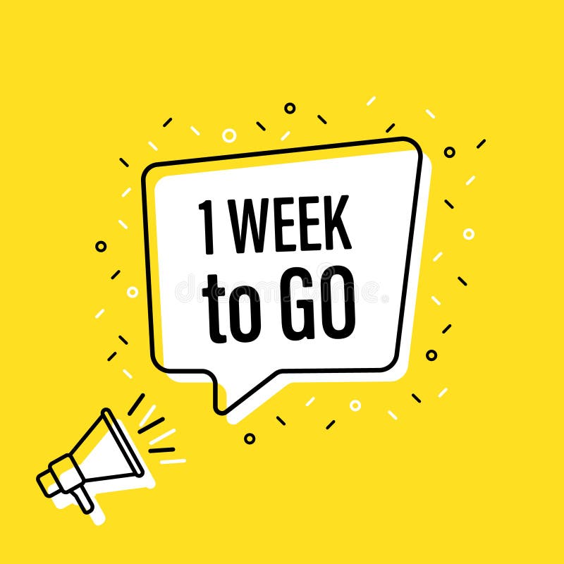 One Week To Go Stock Illustrations – 151 One Week To Go Stock ...