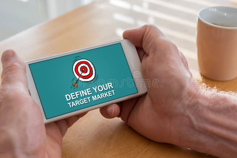 Target Market Concept on a Smartphone Stock Image Image of market, concept 100720589
