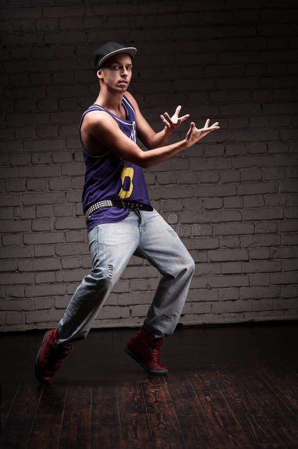 Male hiphop dancer stock photo. Image of people, camera 27574810