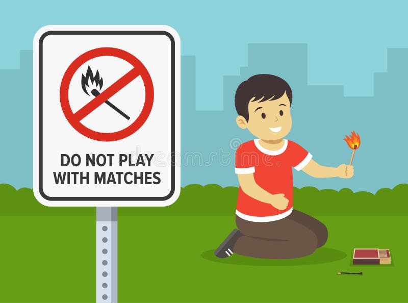 Children Playing Matches Stock Illustrations – 37 Children Playing