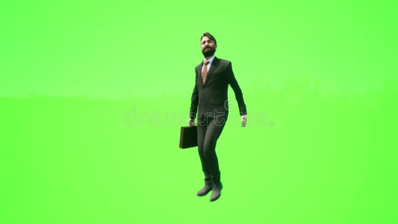 Male Lawyer in Going To Court and Walking with a Bag Realistic 3D Male Lawyer in Going To Court and Walking with a Bag Realistic 3D