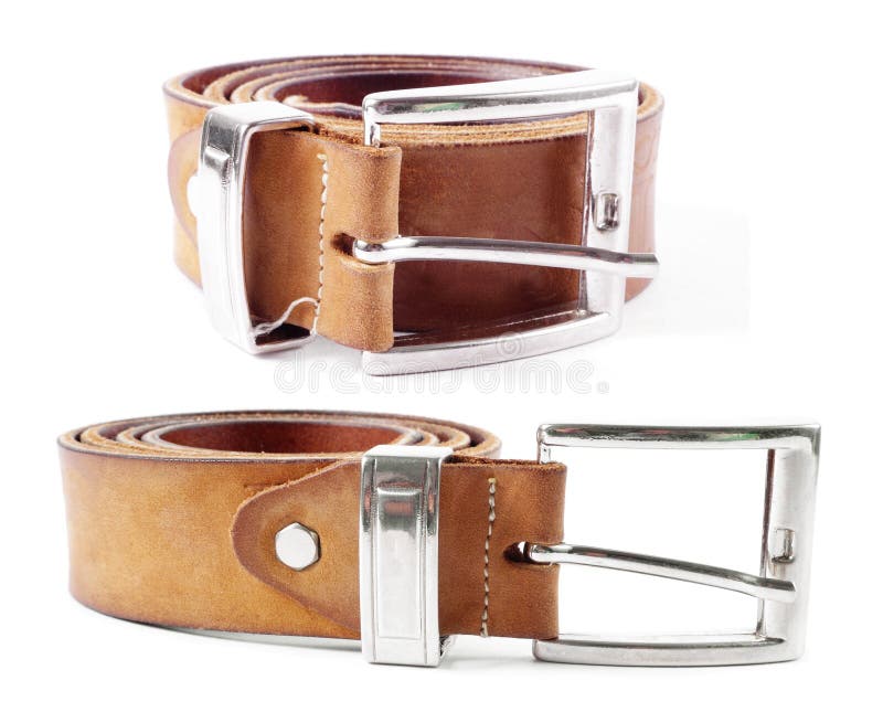 Male old leather belts stock image. Image of fashionable 69211805