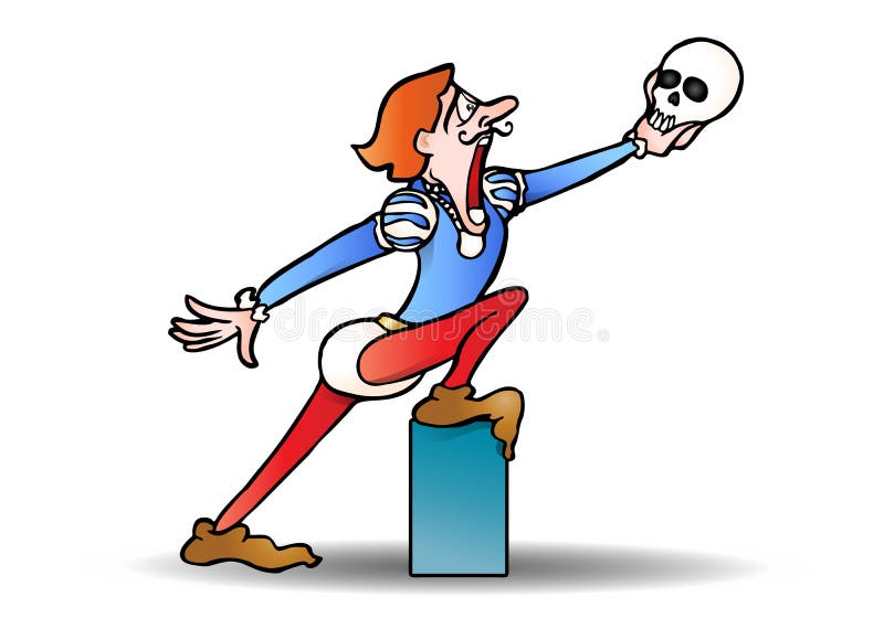 Male opera singer stock illustration