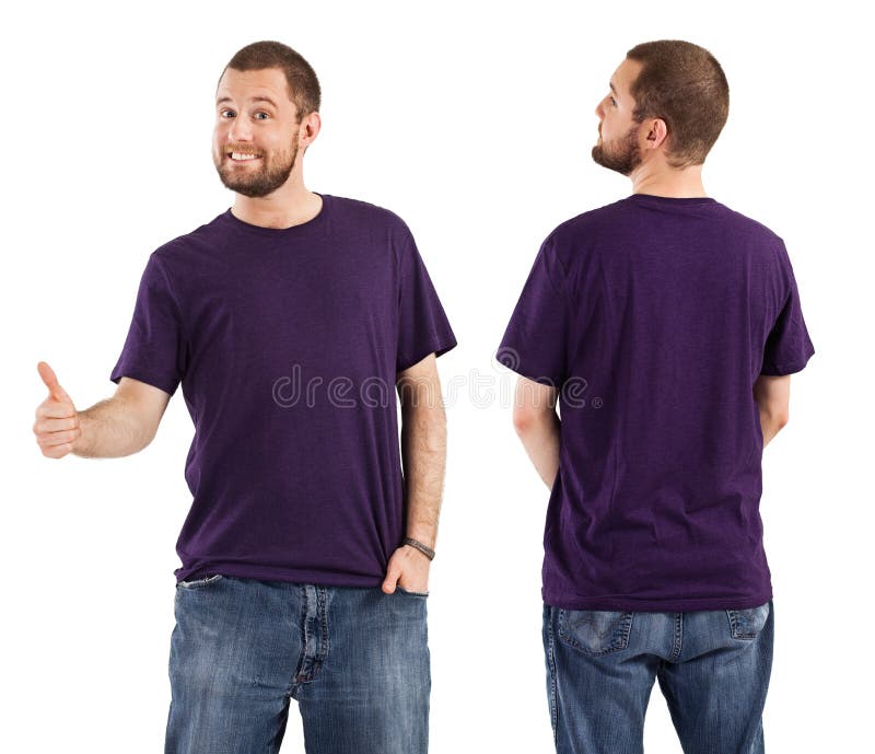 purple shirt with jeans