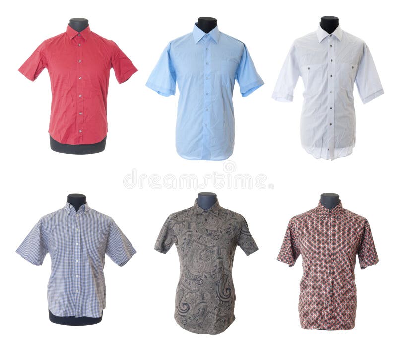 Male shirt collection 3 | Isolated