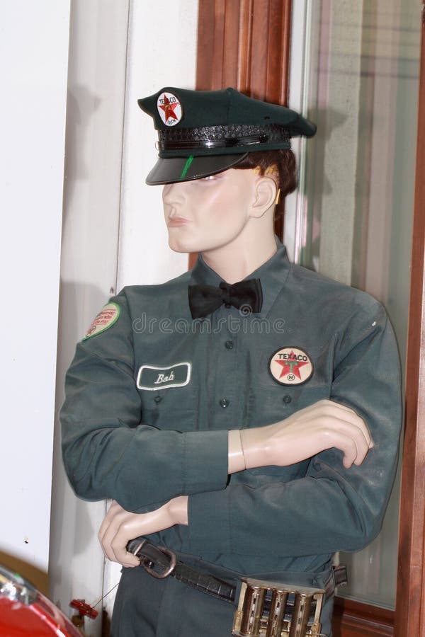 Male Texaco mannequin royalty free stock photography Male Texaco mannequin royalty free stock photography