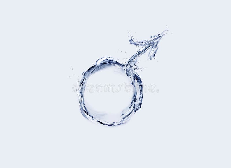Male Water Symbol stock illustration. Illustration of symbolic 19888281