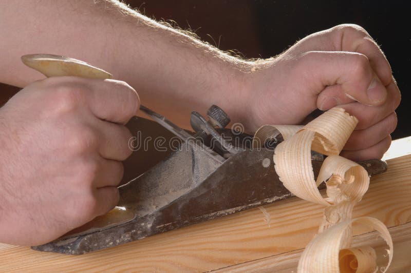 Male workers' hands stock photos