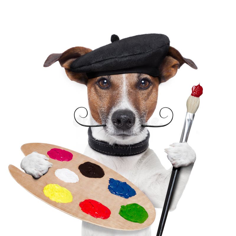 Malerkünstlerhund Malerkünstlerhund
