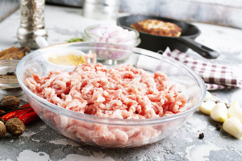 Malet kött royaltyfria foton