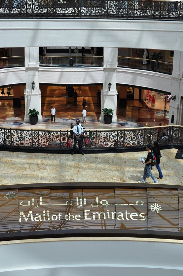 Dubai Mall of the emirates editorial photography. Image of building