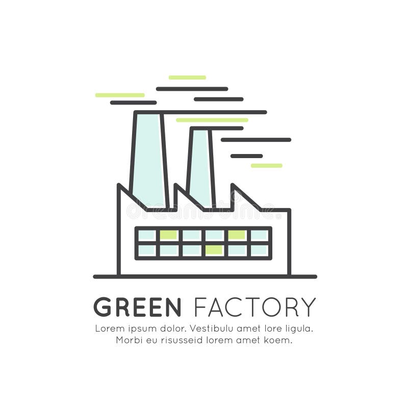 Mall för rengöringsdukdesign med den tunna linjen symboler av miljön, förnybara energikällor, hållbar teknologi, återvinning, eko vektor illustrationer Mall för rengöringsdukdesign med den tunna linjen symboler av miljön, förnybara energikällor, hållbar teknologi, återvinning, eko vektor illustrationer