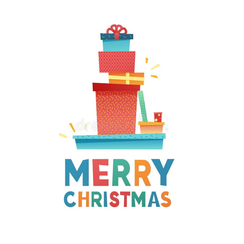 Malldesignbanret för glad jul erbjuder Orientering för nytt år med dekoren för gåvaask för vykort Lycklig holida royaltyfri illustrationer Malldesignbanret för glad jul erbjuder Orientering för nytt år med dekoren för gåvaask för vykort Lycklig holida royaltyfri illustrationer