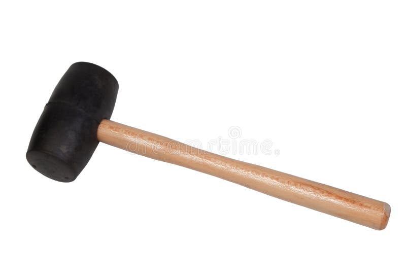 A mallet building tool stock image