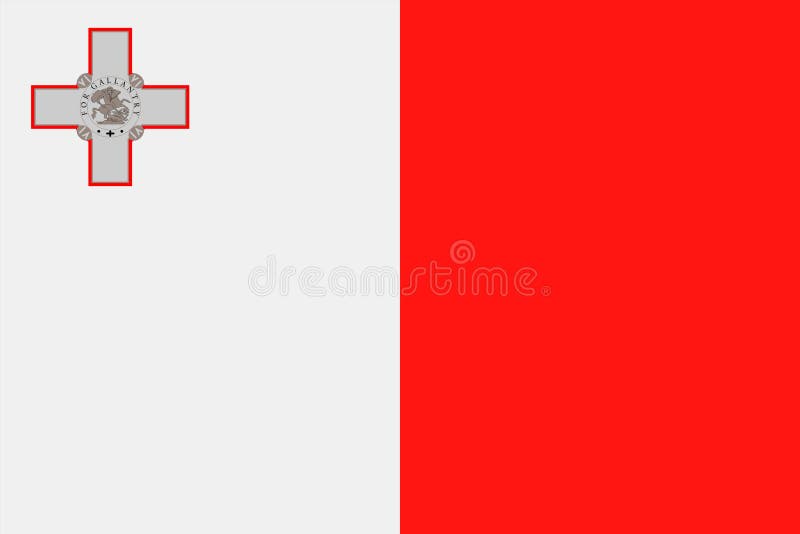 Malta Flag Vector Icon - Illustration. Flag malta vector illustrations