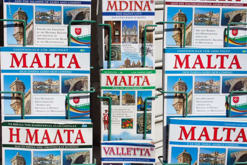 Malta guide books editorial stock image. Image of guidebook 30393344