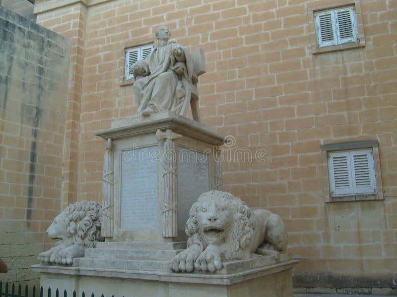 Lion Sculptures On Top Of The Stone Gate Posts At The 