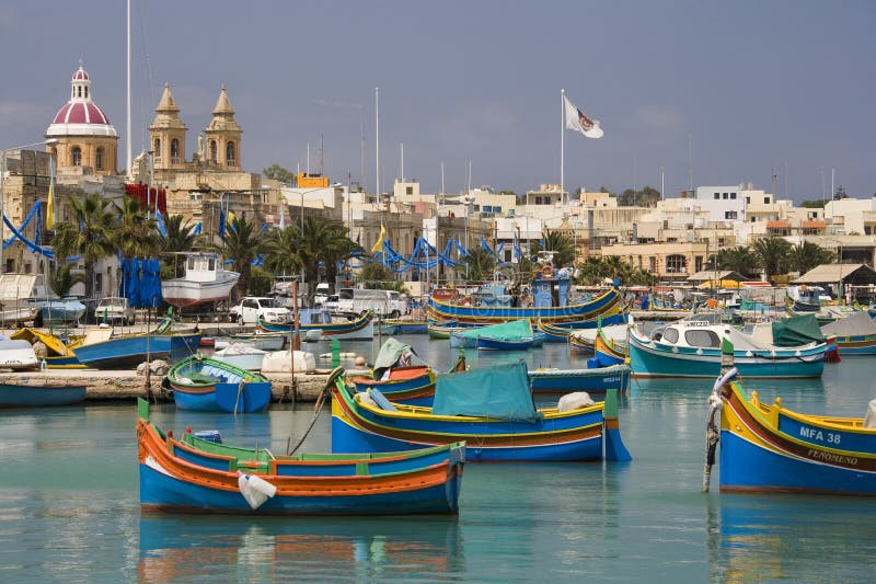 Malta - Porto Di Marsaxlokk Fotografia Editoriale - Immagine di mare, corsa: 17855806