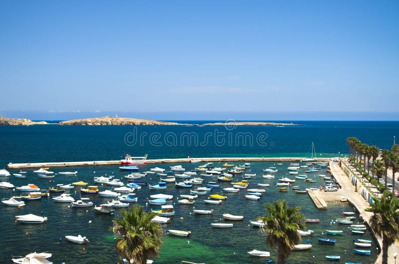 Maltese Kustlijn stock fotografie Maltese Kustlijn stock fotografie