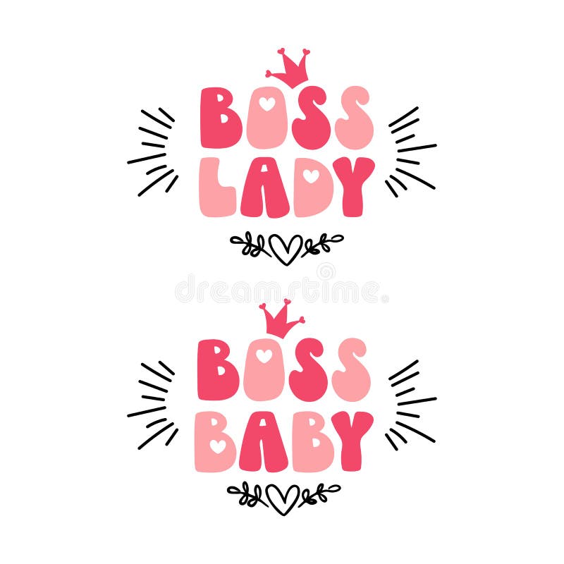 Femme Maman Boss Joli Slogan Pastel Féminin' Autocollant