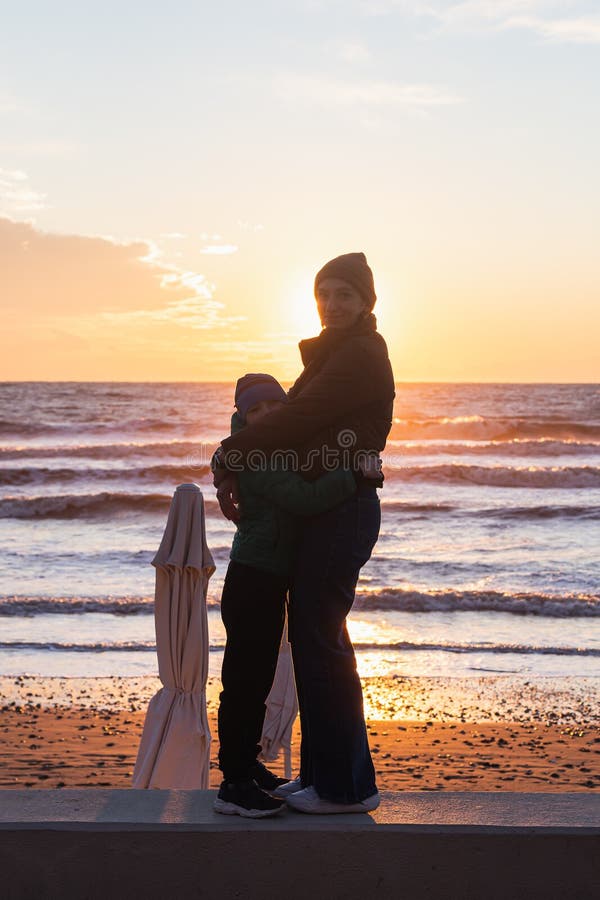 Maman et son fils photo stock