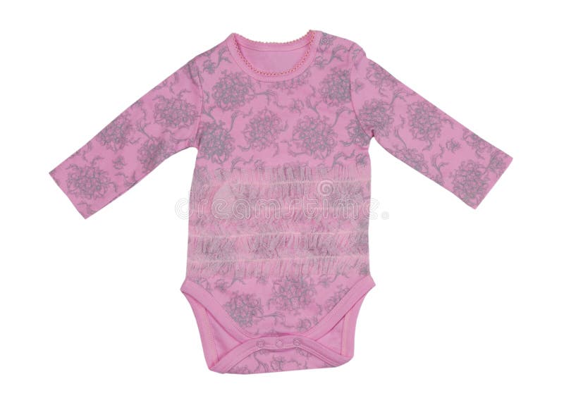 Mamelucos rosados, aislante en blanco imágenes de archivo libres de regalías