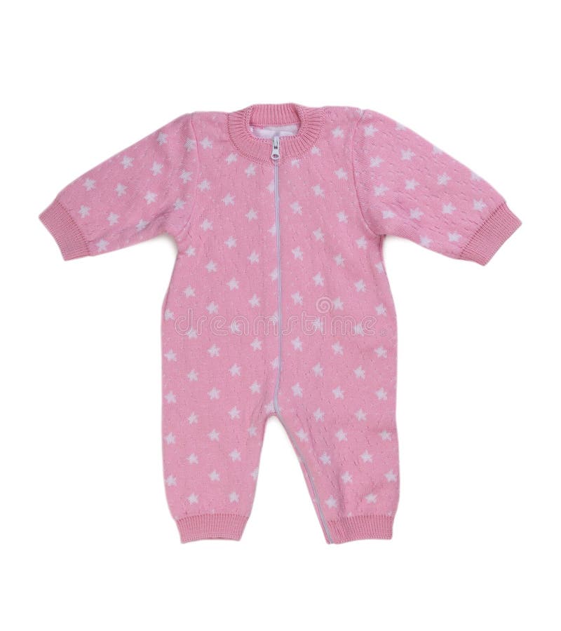 Mamelucos rosados hechos punto imágenes de archivo libres de regalías