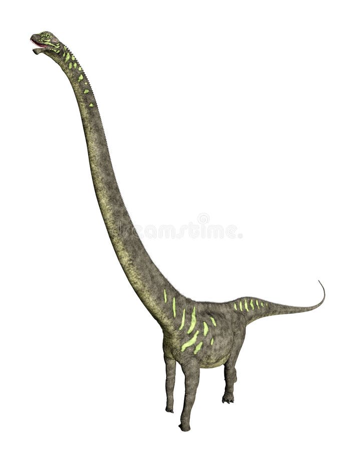 Mamenchisaurus, o dinossauro ilustração do vetor