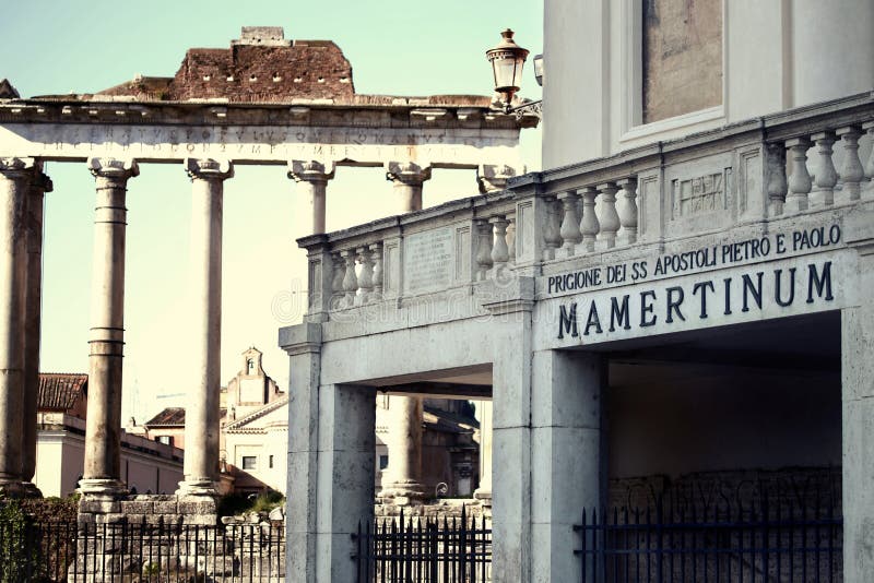 Mamertine Prison in Rome, Italy