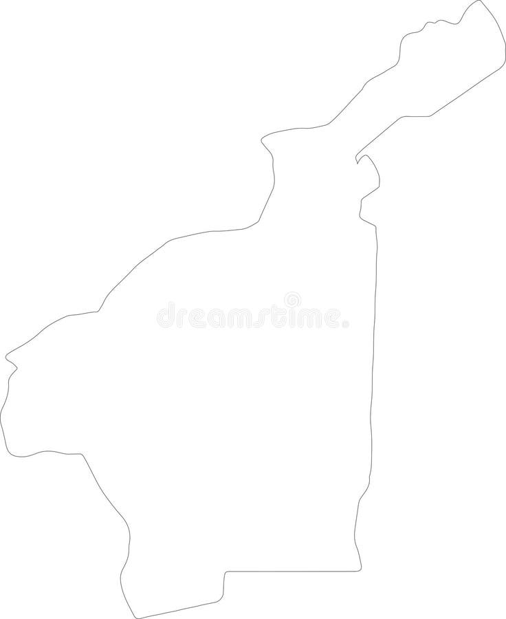 Mamou Guinea outline map stock illustration. Illustration of atlas