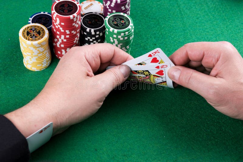 Man with Ace Up His Sleeve. Cheating at Poker Stock Image - Image of hold,  hand: 147275193