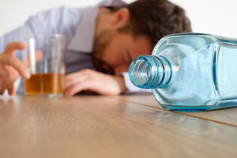 Man alcohol addicted stock images Man alcohol addicted stock images