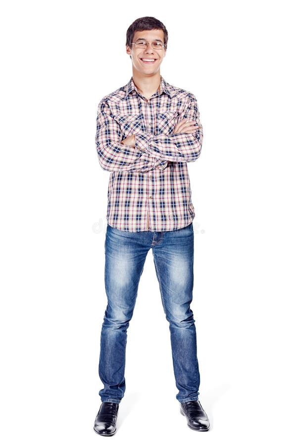 Man with arms crossed full body royalty free stock photos Man with arms crossed full body royalty free stock photos