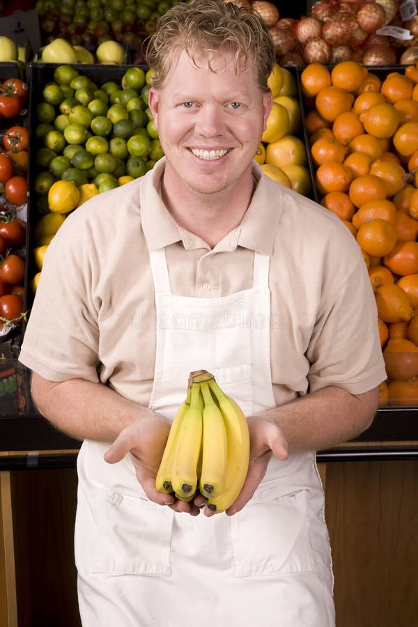 Man with banana