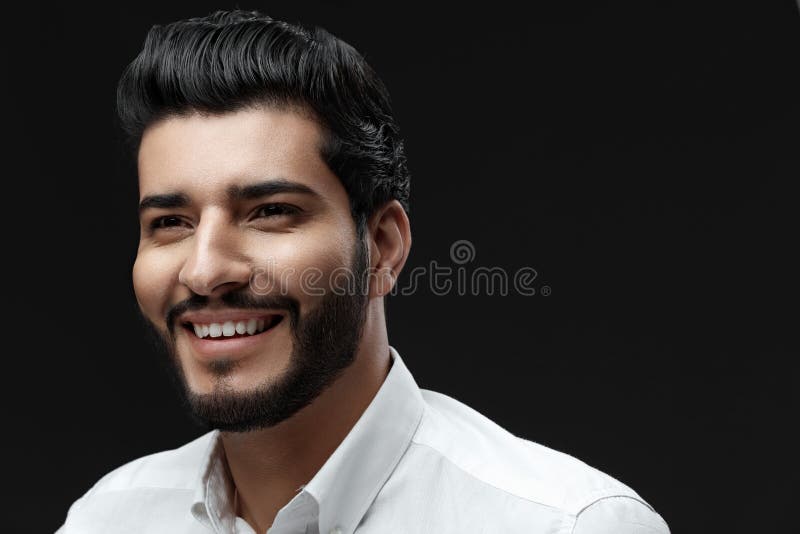 Man Beauty and Fashion. Beautiful Male with Hair Style and Beard Stock Photo - Image of haircut, happy: 125031942 Man Beauty and Fashion. Beautiful Male with Hair Style and Beard Stock Photo - Image of haircut, happy: 125031942