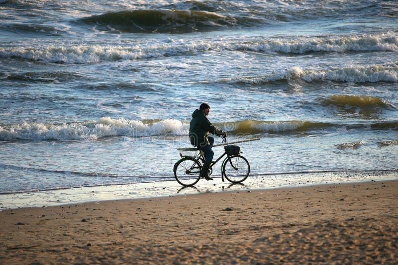 Man on a bicycle