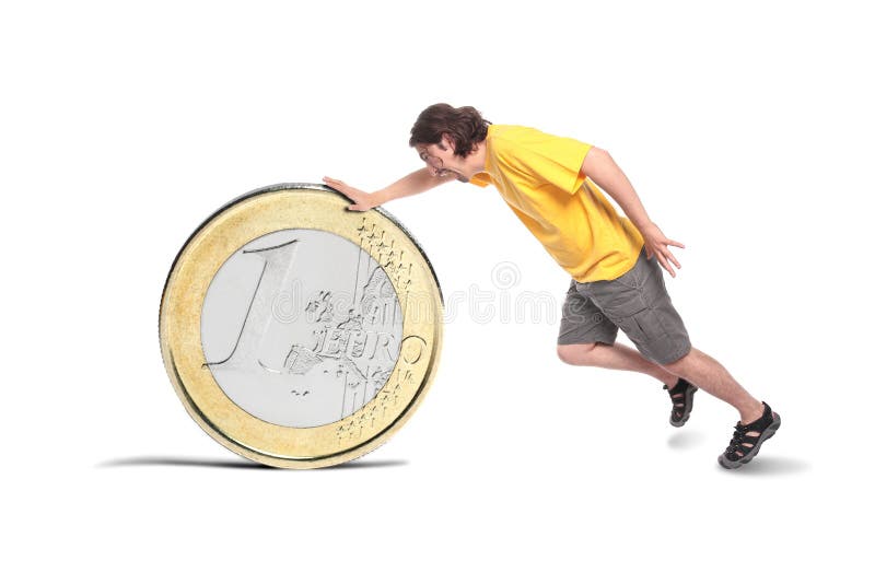 Euro coin - Currency Crisis